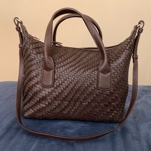 Cole Hann genuine leather satchel/crossbody bag.